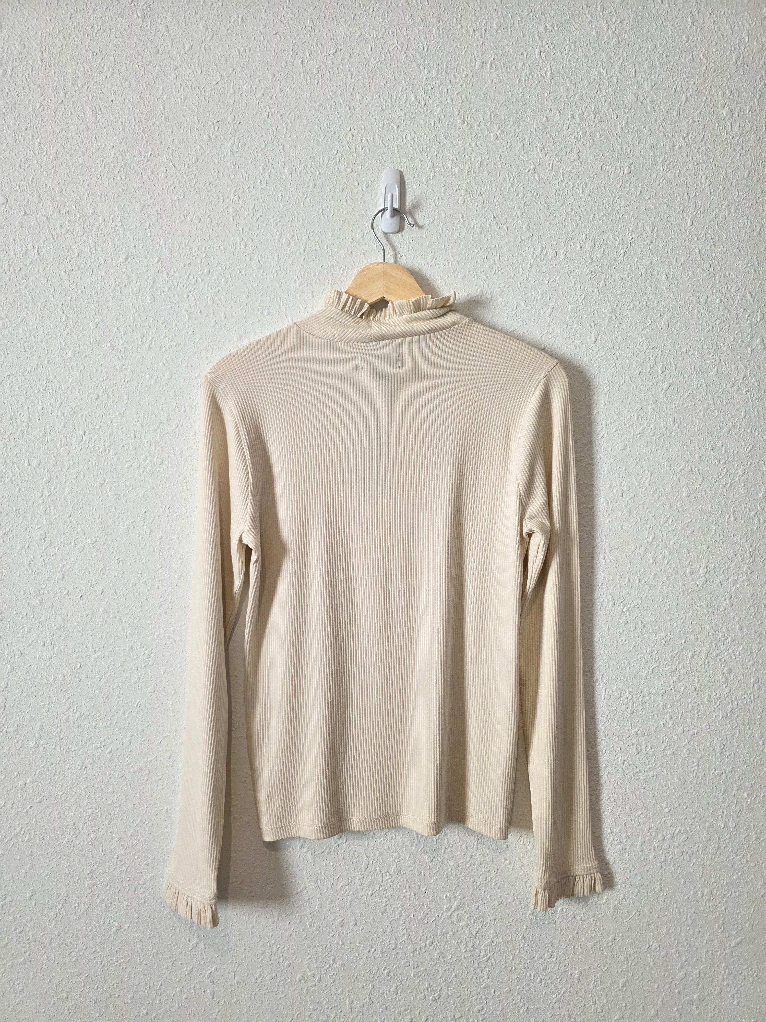 NEW J.Crew Ribbed Mockneck Top (M)