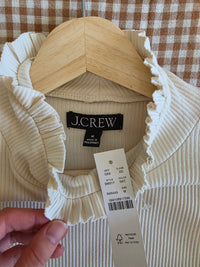 NEW J.Crew Ribbed Mockneck Top (M)
