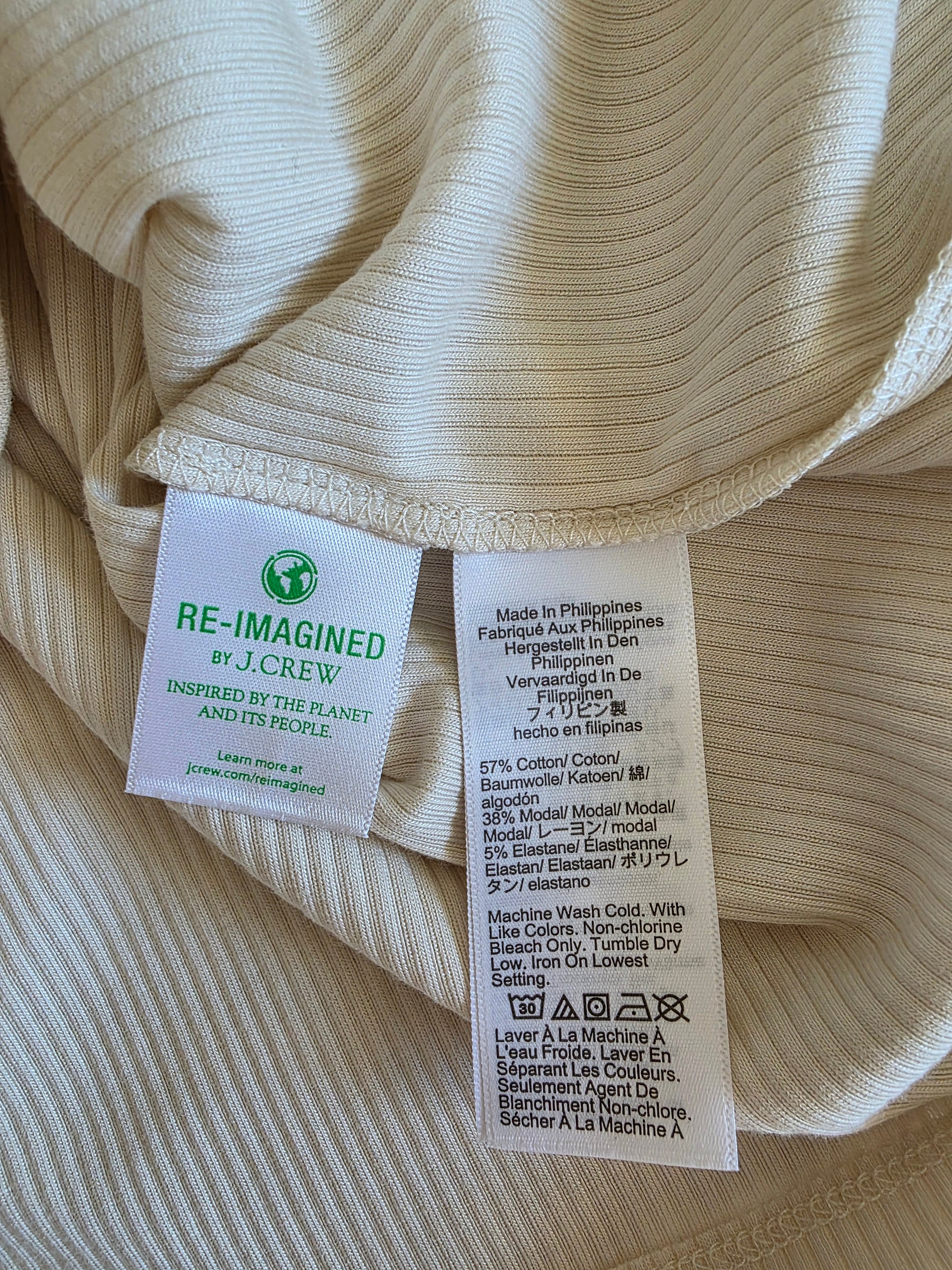 NEW J.Crew Ribbed Mockneck Top (M)