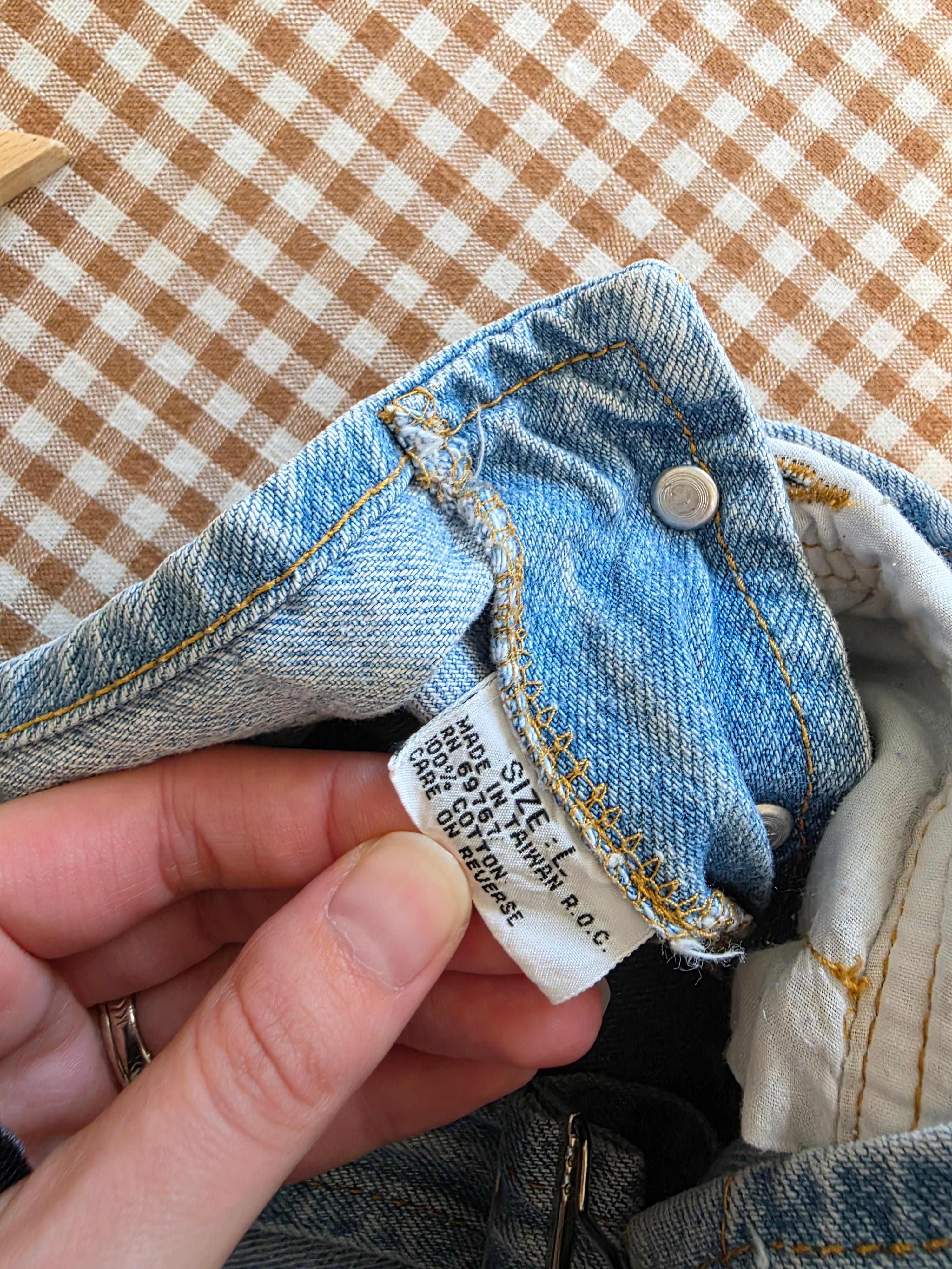 Vintage London Jeans Denim Shortalls (L)