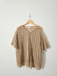 Vintage Crochet Knit Top (24W)