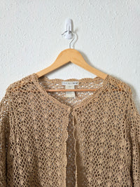 Vintage Crochet Knit Top (24W)