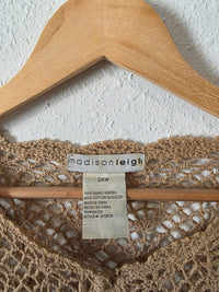 Vintage Crochet Knit Top (24W)