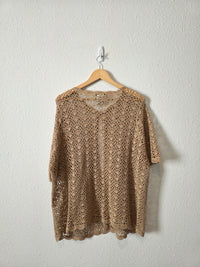 Vintage Crochet Knit Top (24W)