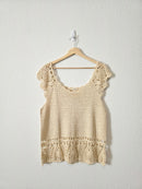 NEW Kori Crochet Cotton Top (XL)