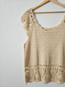NEW Kori Crochet Cotton Top (XL)