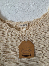 NEW Kori Crochet Cotton Top (XL)