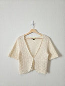Vintage Cotton Crochet Top (M)