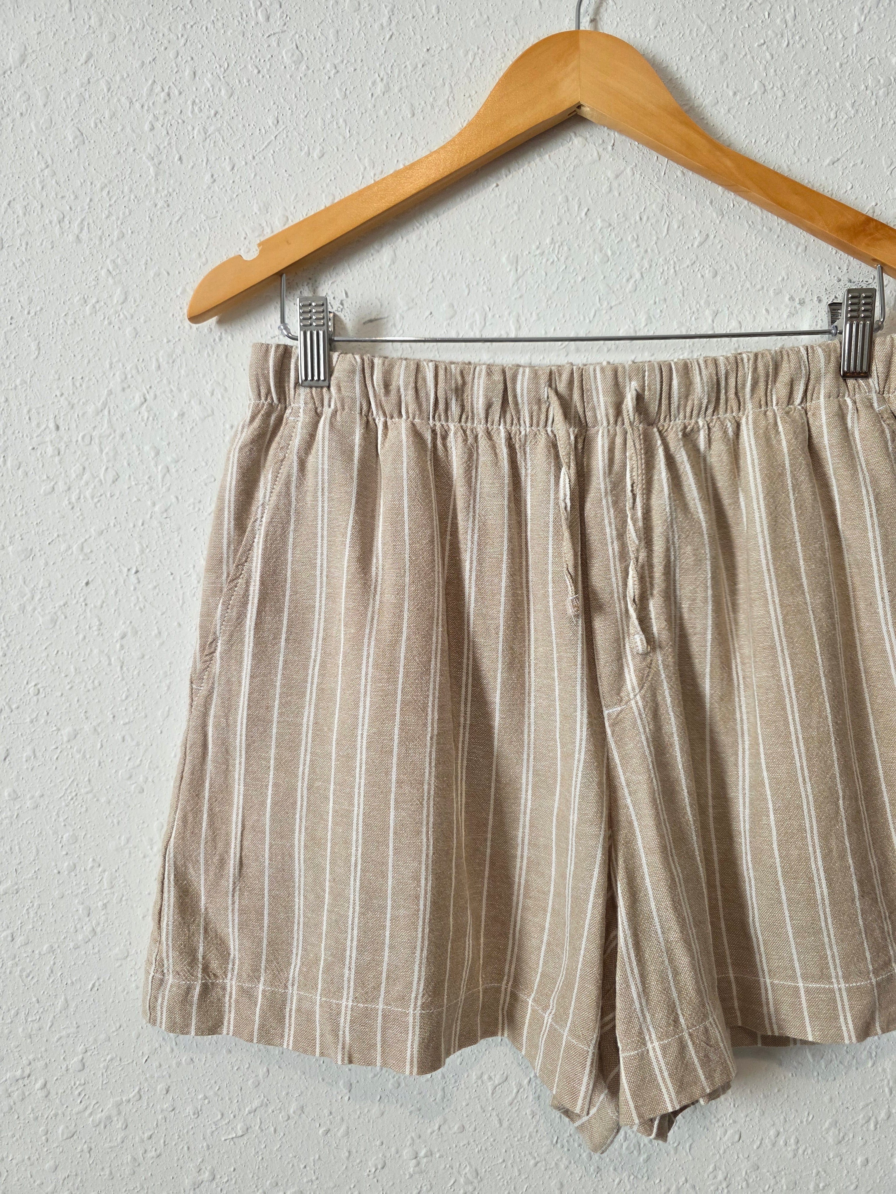 Gap Linen Blend Pull On Shorts (S)