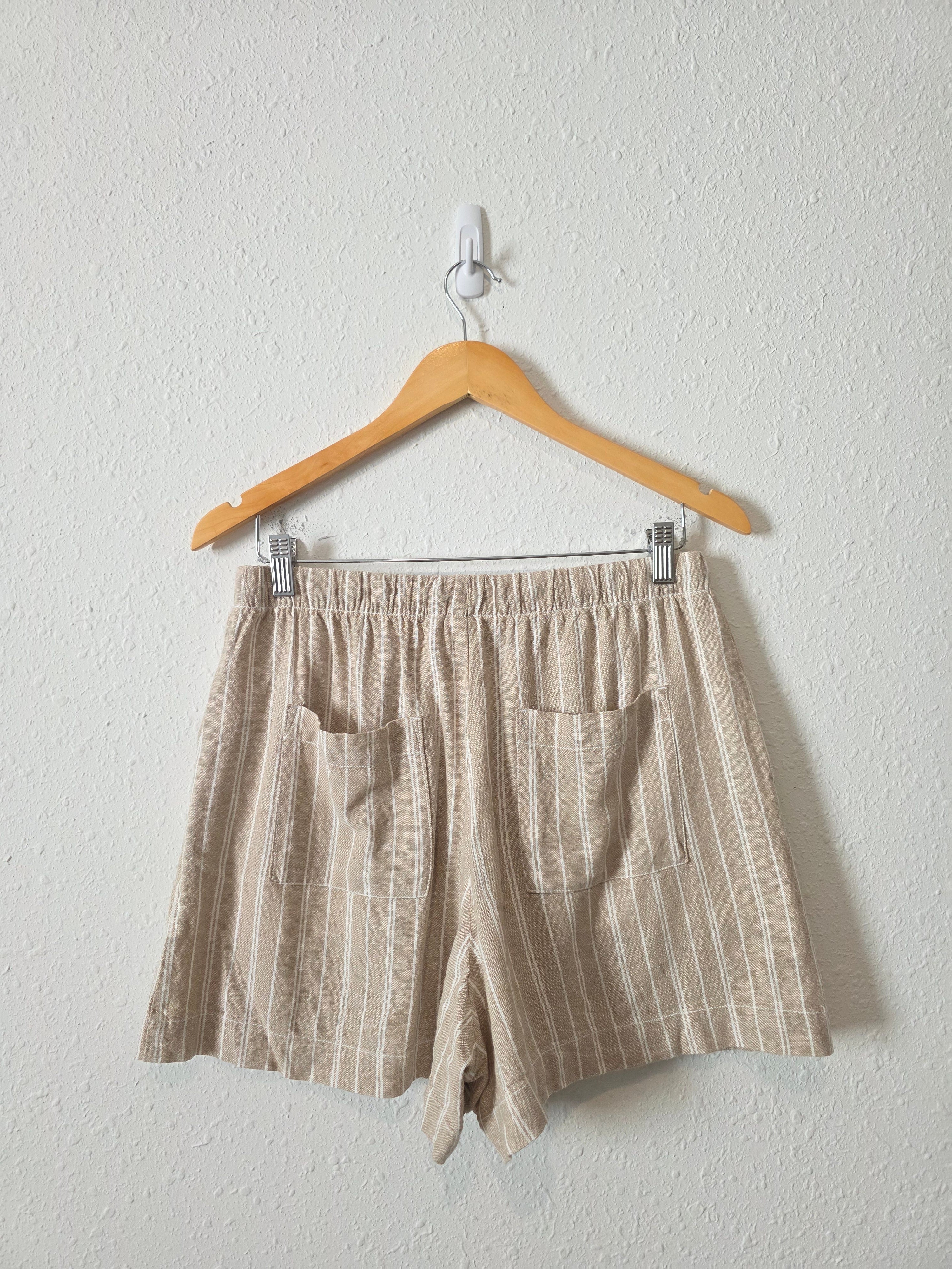 Gap Linen Blend Pull On Shorts (S)