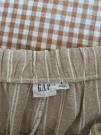 Gap Linen Blend Pull On Shorts (S)