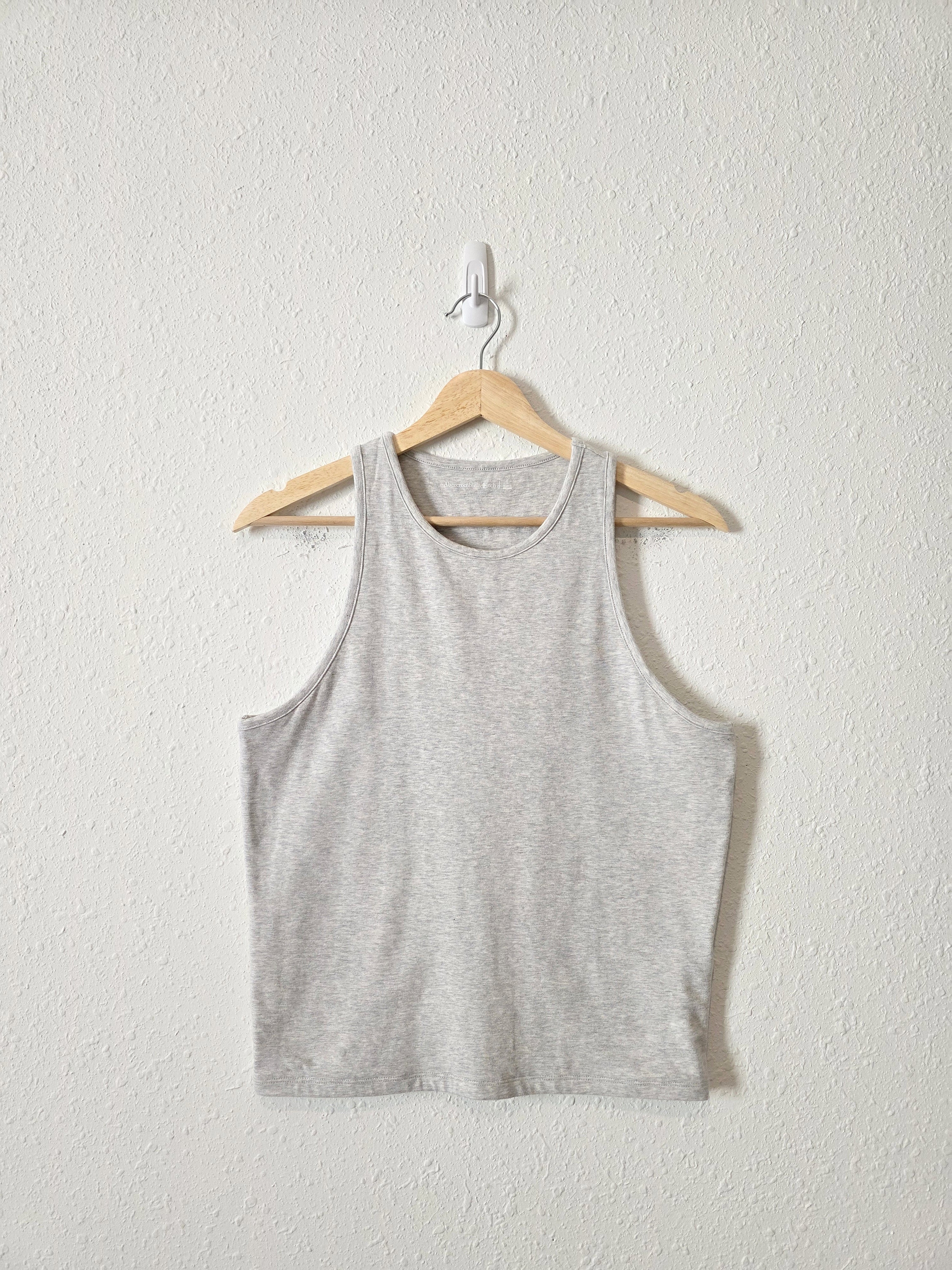 Abercrombie Gray High Neck Tank (L)