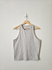Abercrombie Gray High Neck Tank (L)