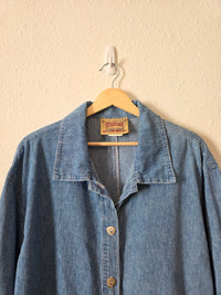 Vintage Denim Button Up Jacket (L/XL)