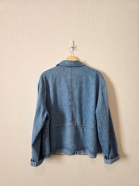Vintage Denim Button Up Jacket (L/XL)