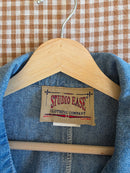 Vintage Denim Button Up Jacket (L/XL)