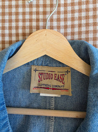 Vintage Denim Button Up Jacket (L/XL)