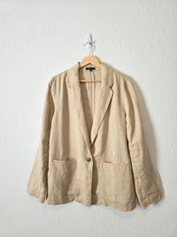 Quince Relaxed Linen Blazer (M)