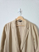 Quince Relaxed Linen Blazer (M)
