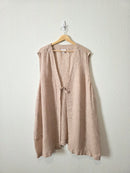 J.Jill Linen Tie Front Tunic Top (4X)