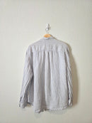 Gap Striped Linen Button Up (L tall)