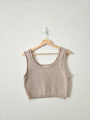By Together Crop Knit Tank (M)