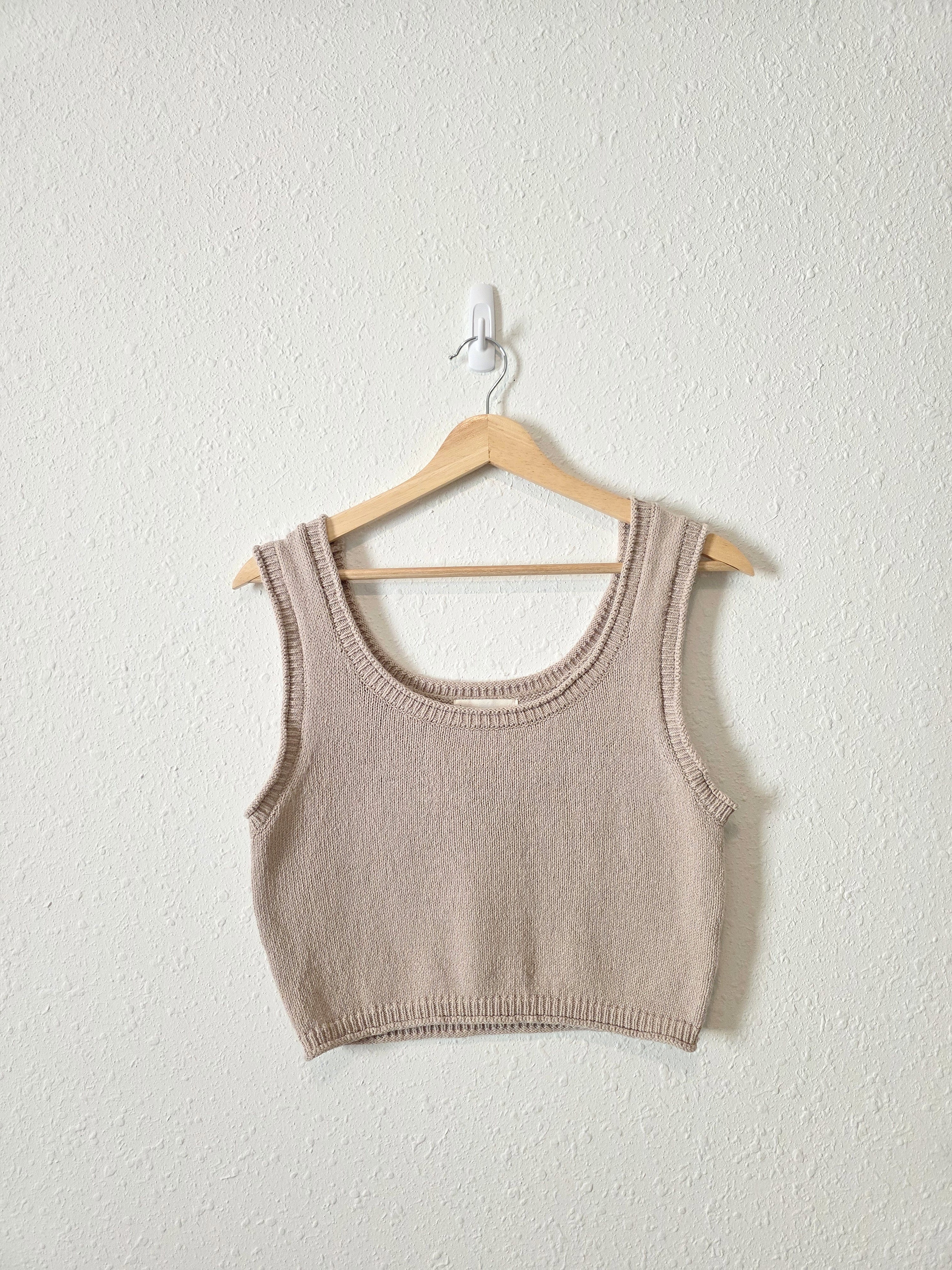 By Together Crop Knit Tank (M)