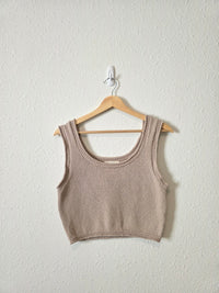 By Together Crop Knit Tank (M)