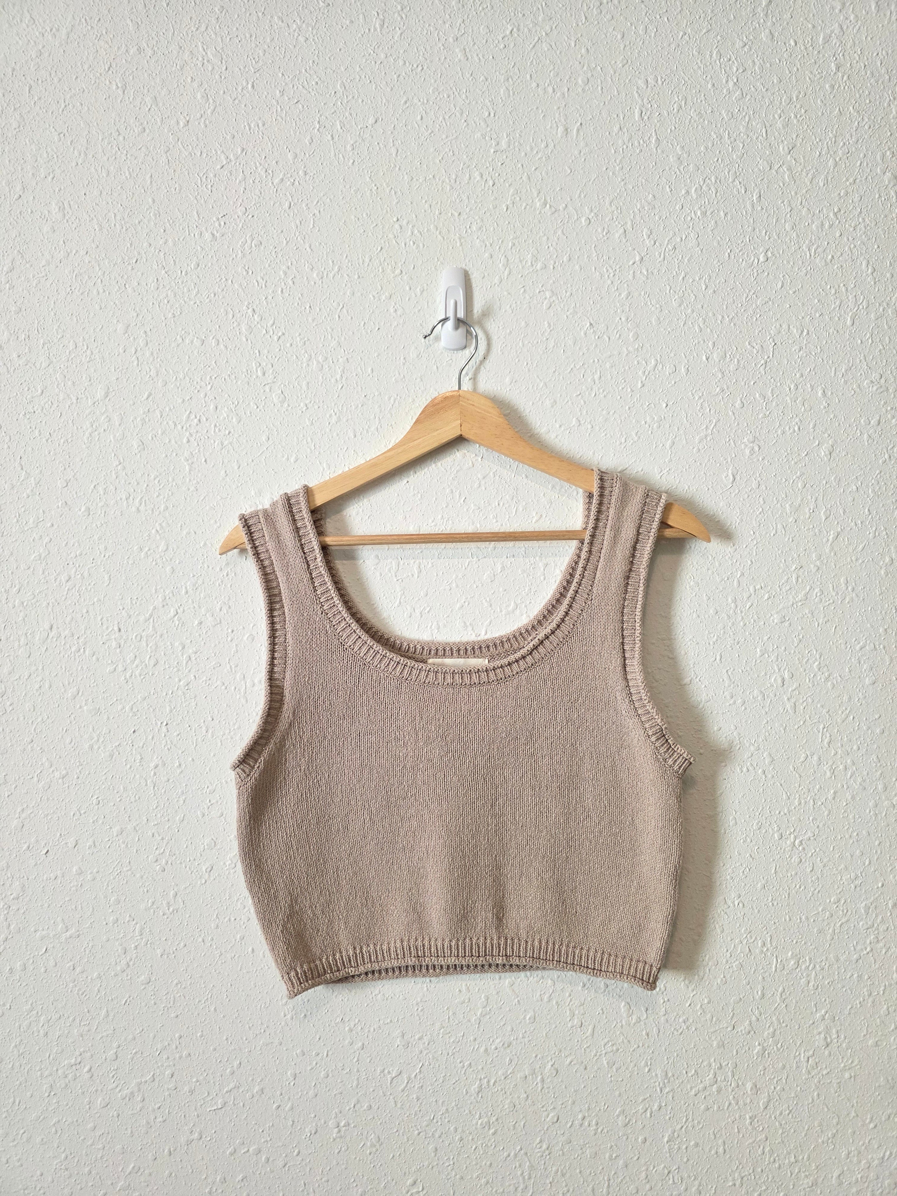 By Together Crop Knit Tank (M)