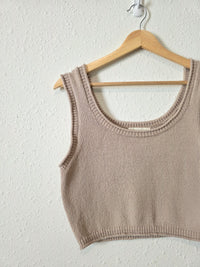 By Together Crop Knit Tank (M)