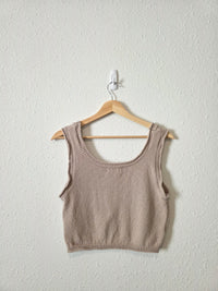 By Together Crop Knit Tank (M)