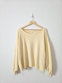 Aerie Butter Yellow Oversized Sweatshirt (S)