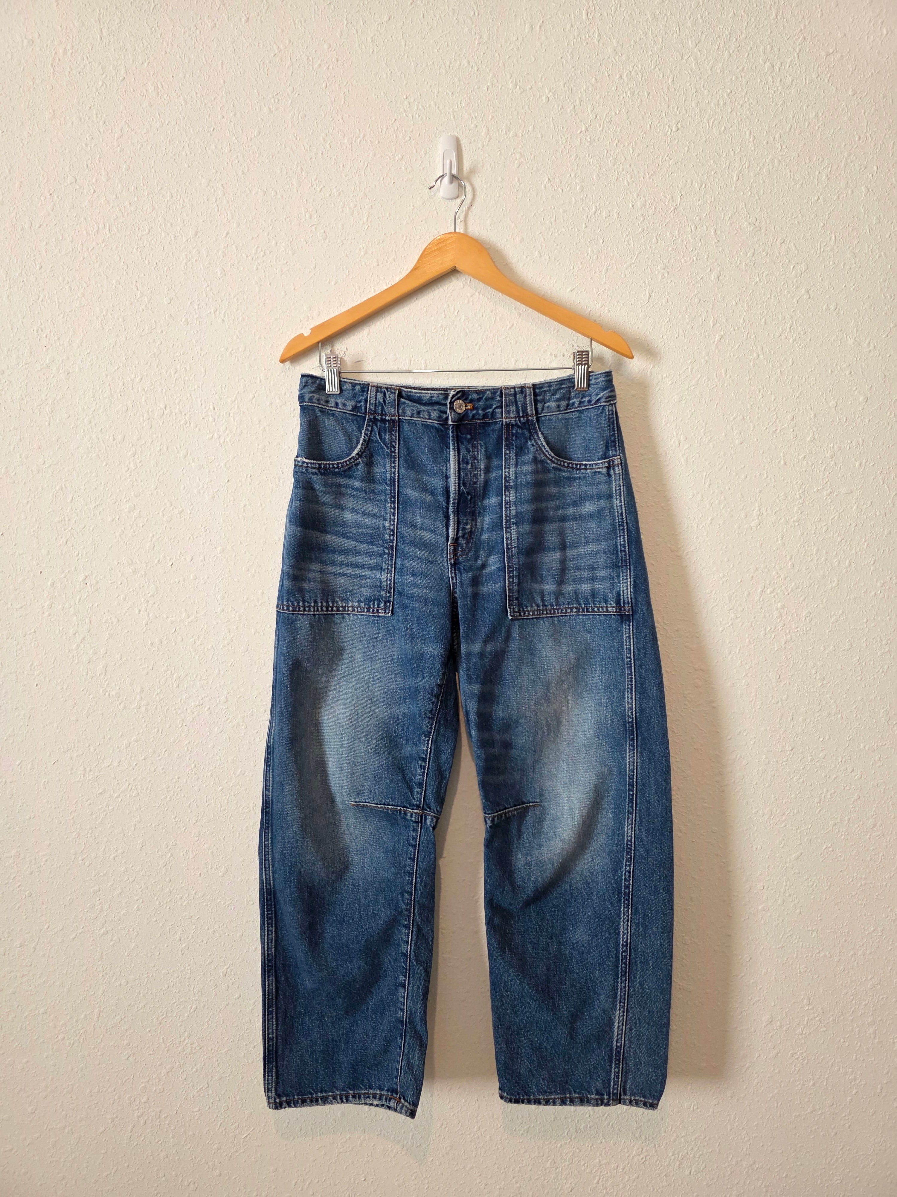 Madewell Curvy Barrel Jeans (28)