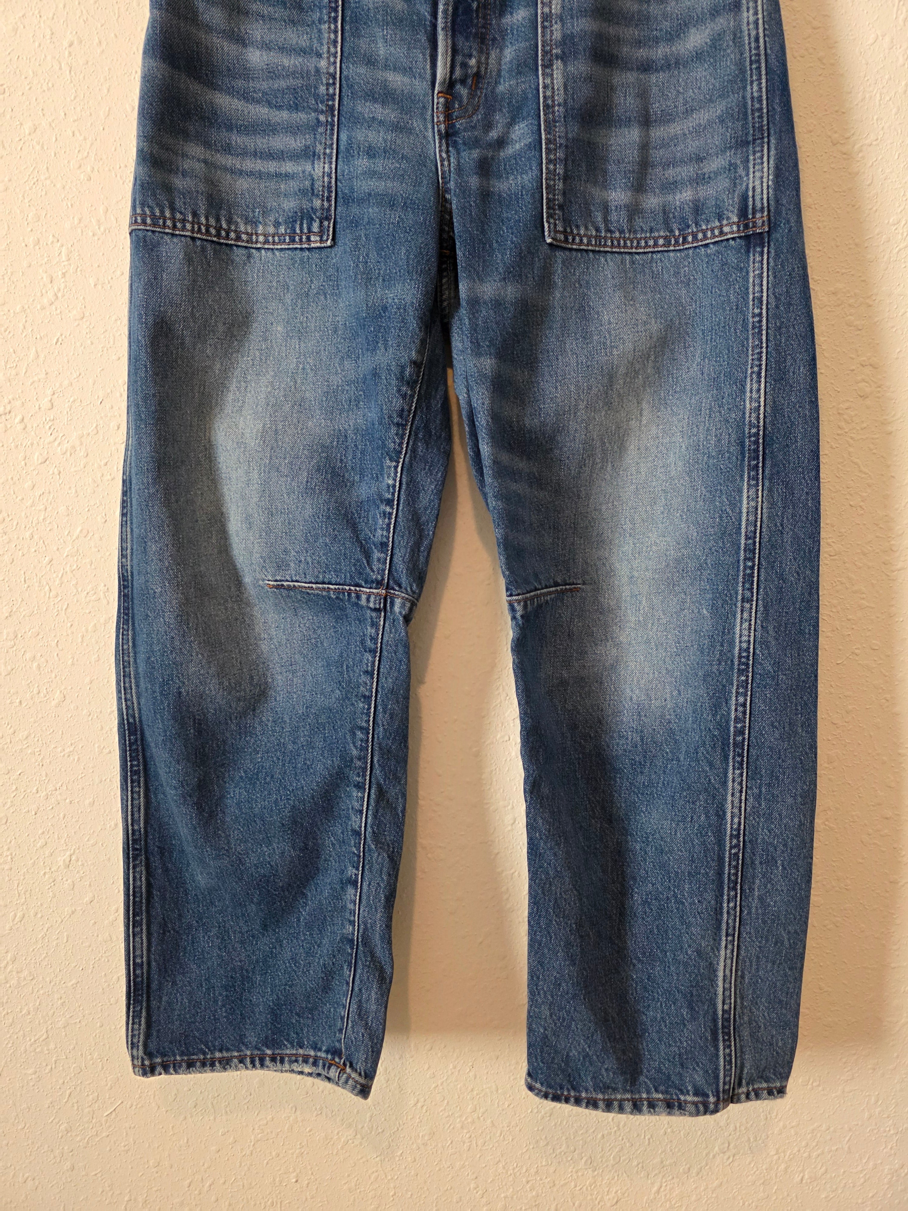 Madewell Curvy Barrel Jeans (28)