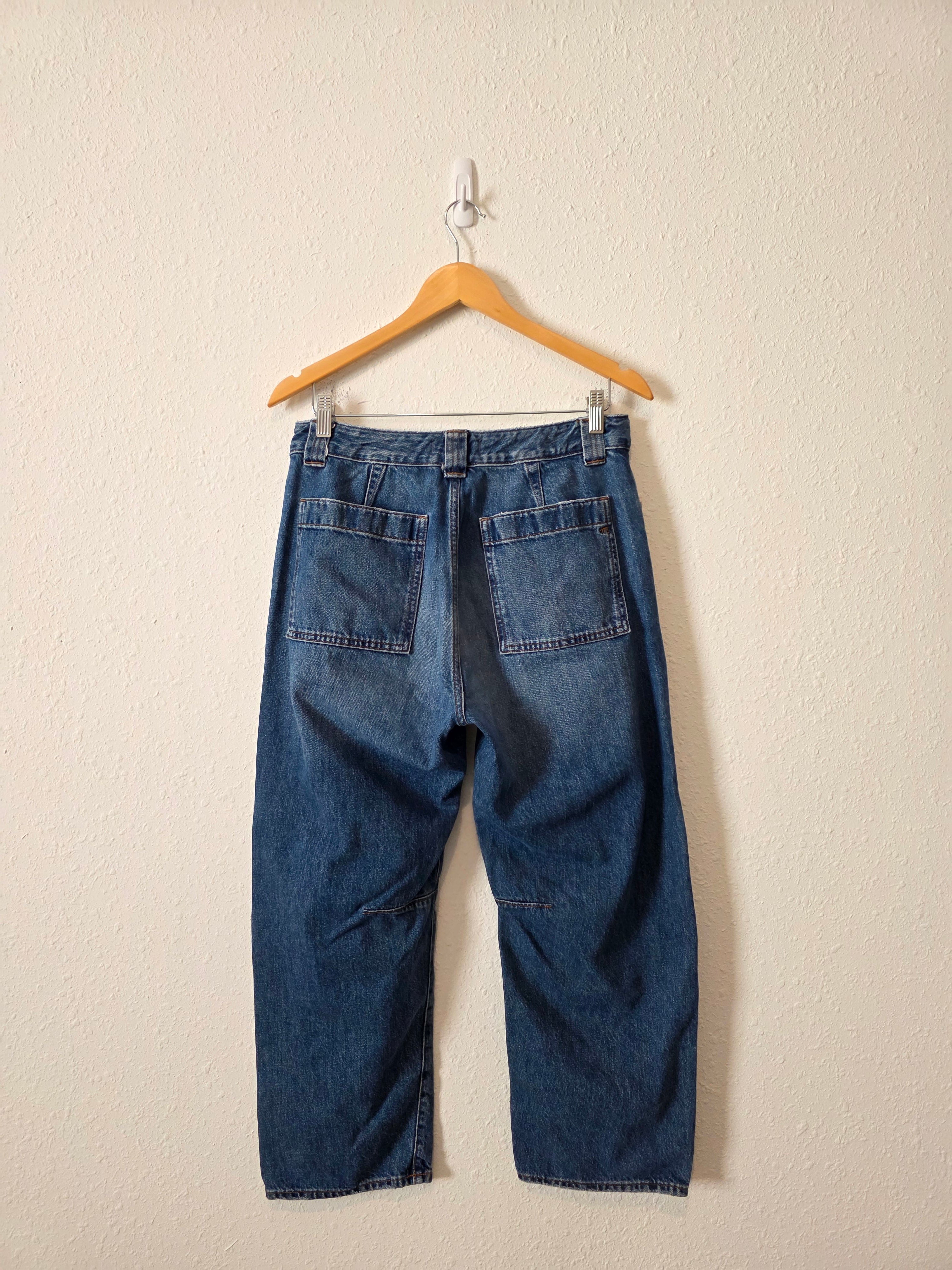 Madewell Curvy Barrel Jeans (28)