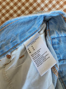 Light Wash Baggy Denim Shorts (16)