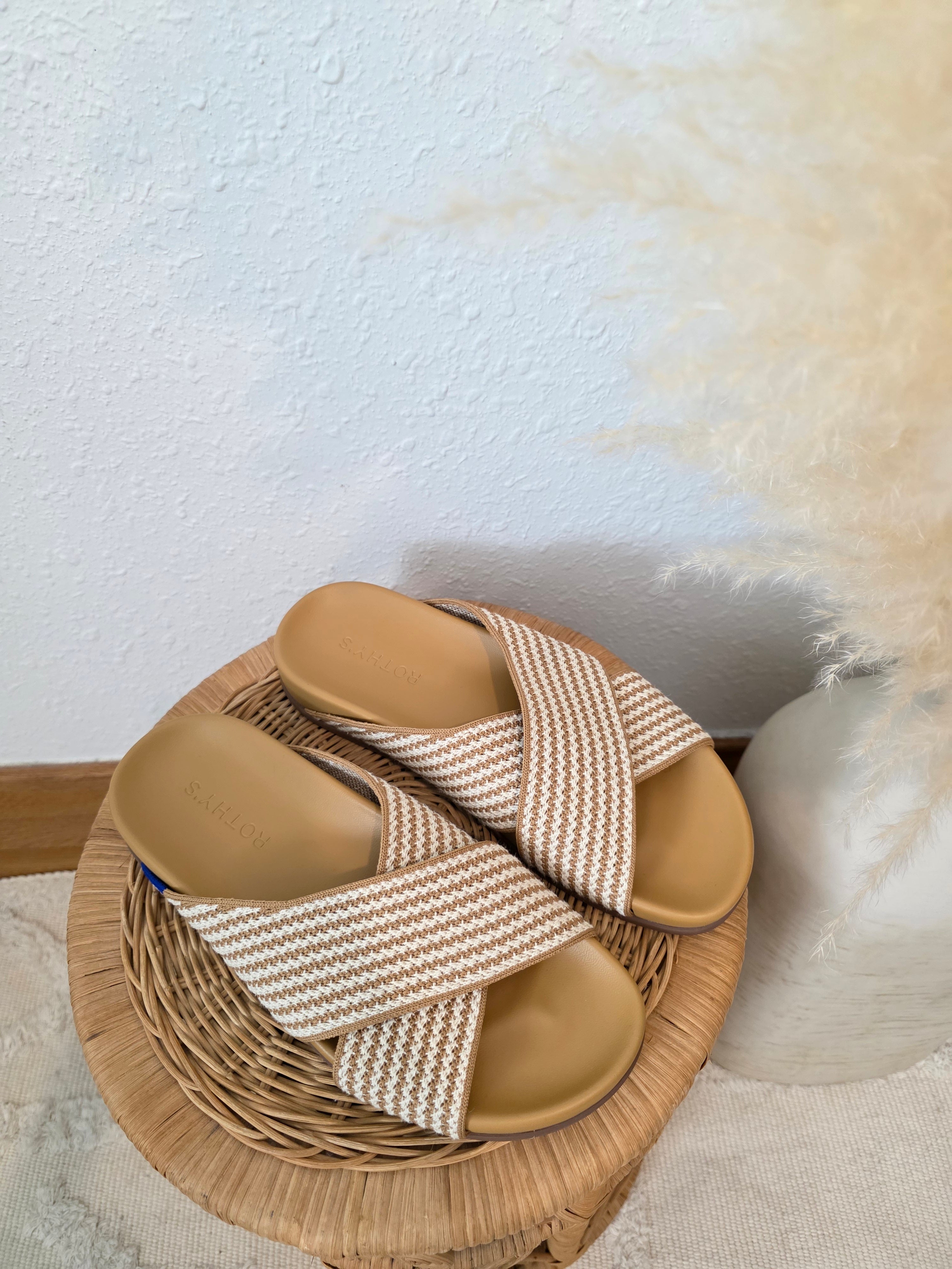 Rothys Knit Slide Sandals (6.5)