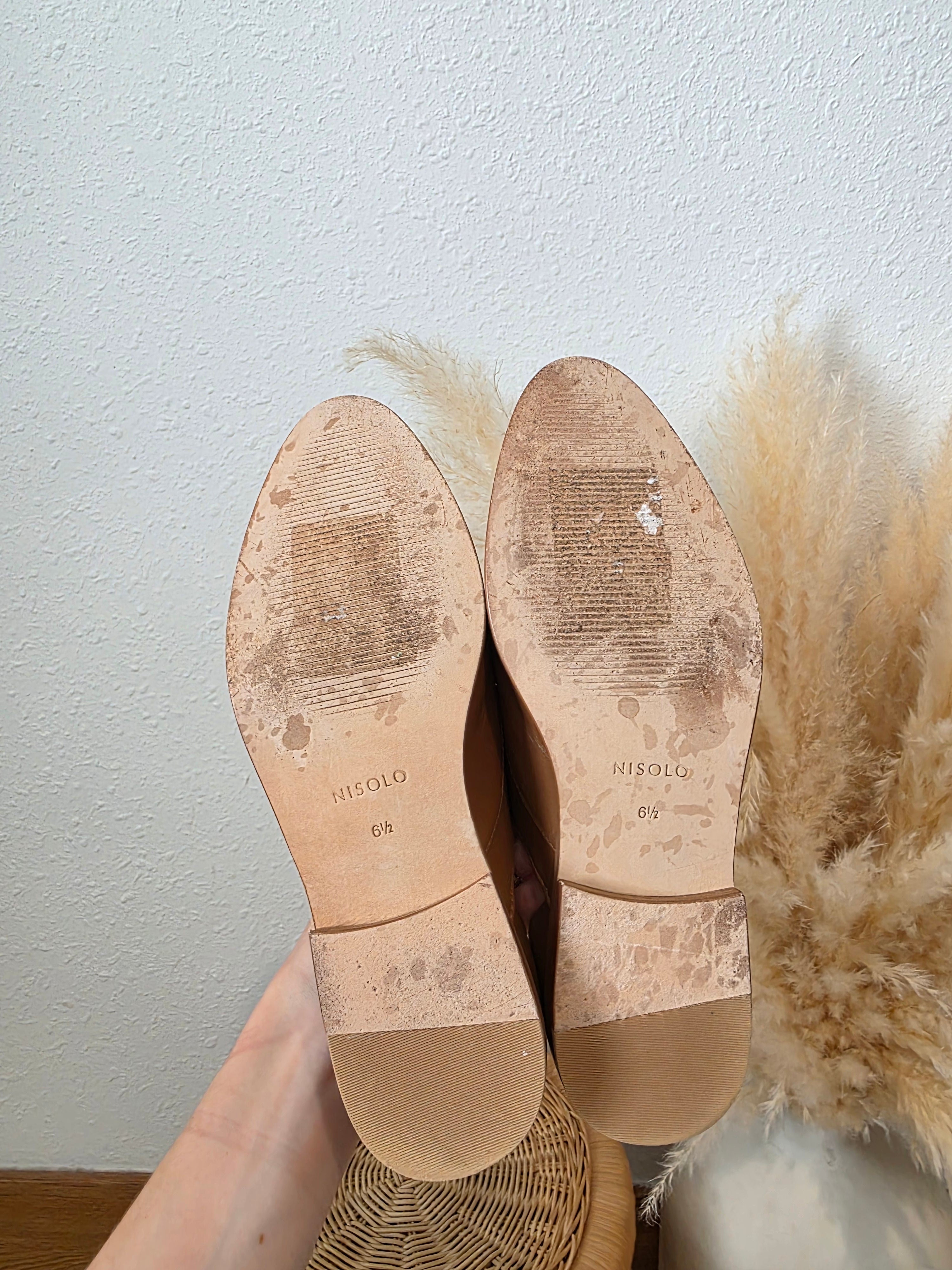 Nisolo Leather Oxford Loafers (6.5)