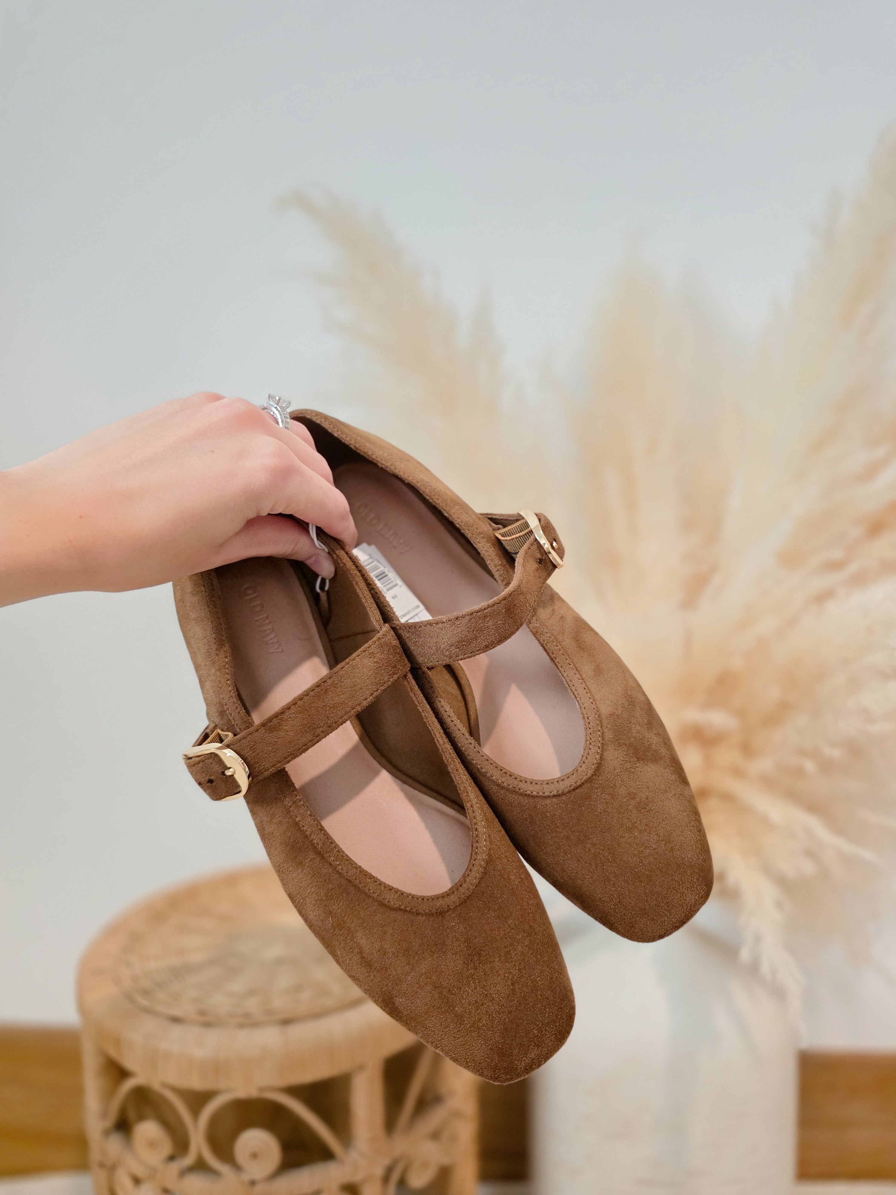 NEW Brown Mary Jane Flats (8.5)