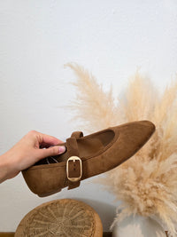 NEW Brown Mary Jane Flats (8.5)