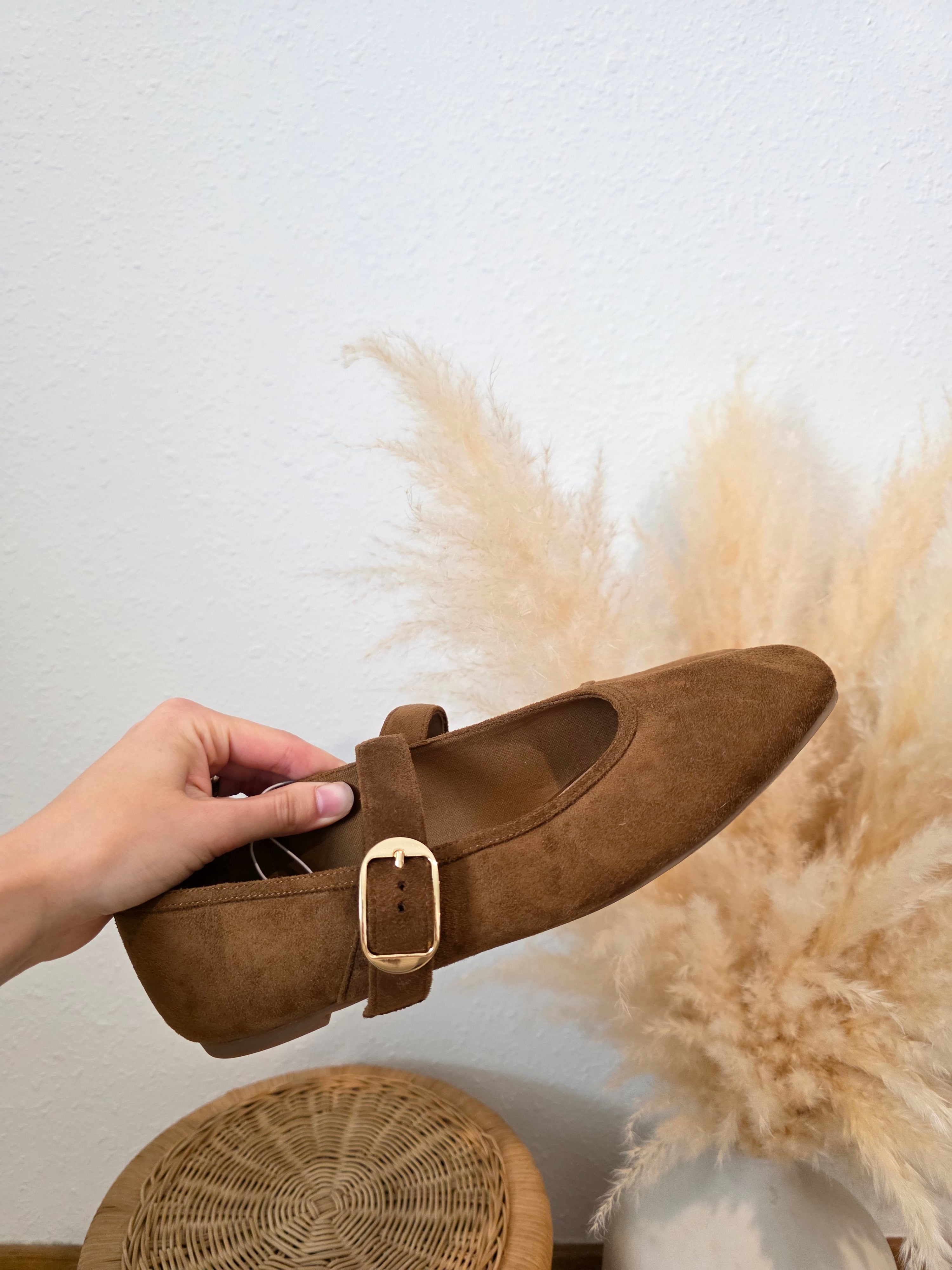 NEW Brown Mary Jane Flats (8.5)