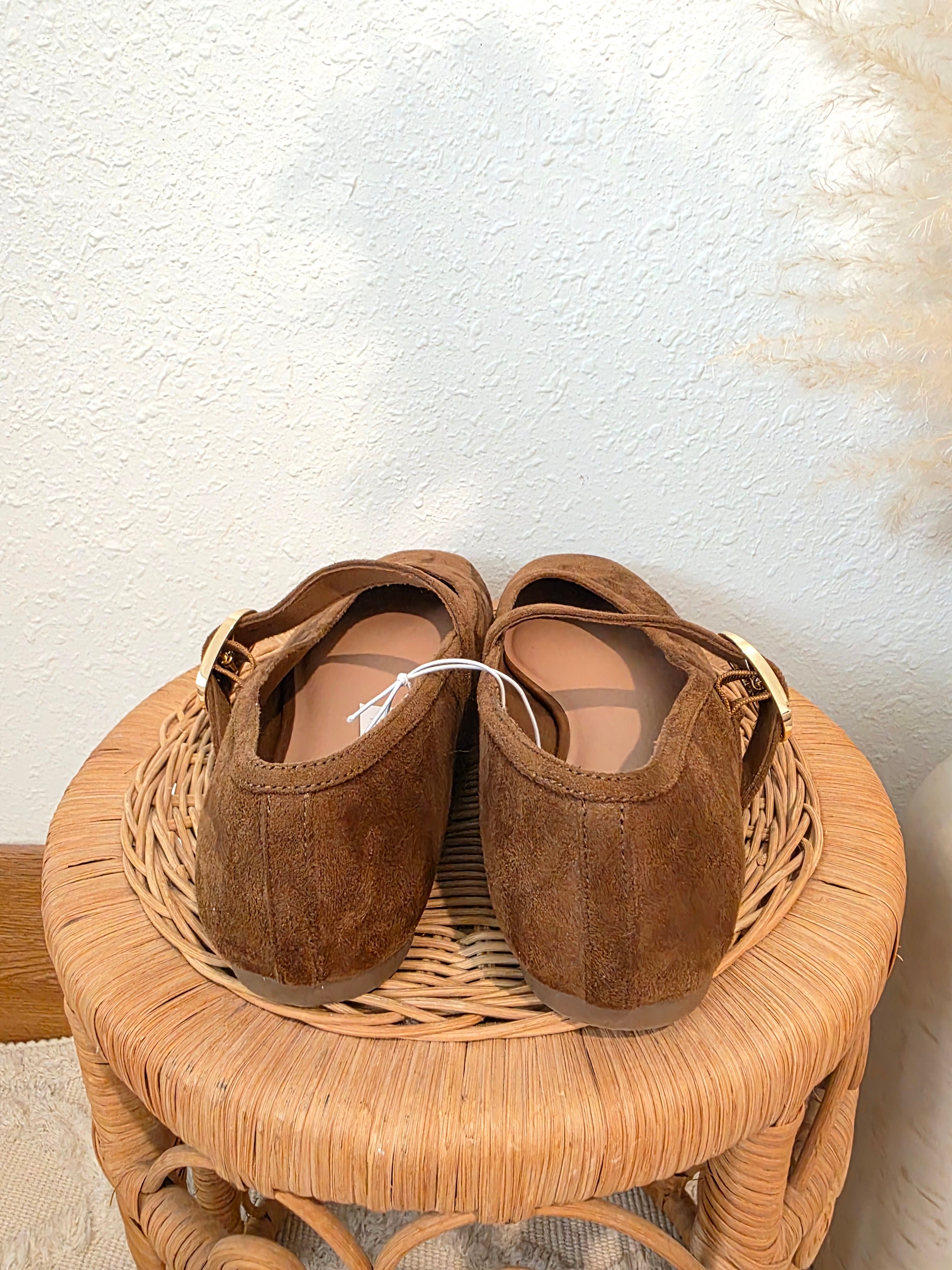 NEW Brown Mary Jane Flats (8.5)