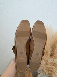 NEW Brown Mary Jane Flats (8.5)
