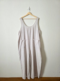 Lou & Grey Linen Cotton Wide Leg Jumpsuit (XXL)