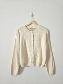 NEW Vintage Floral Embroidered Cardigan (S)