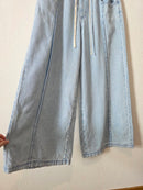 Wide Leg Drawstring Jeans (L)