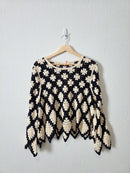NEW Crochet Flare Sleeve Top (XL)