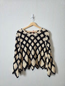NEW Crochet Flare Sleeve Top (XL)