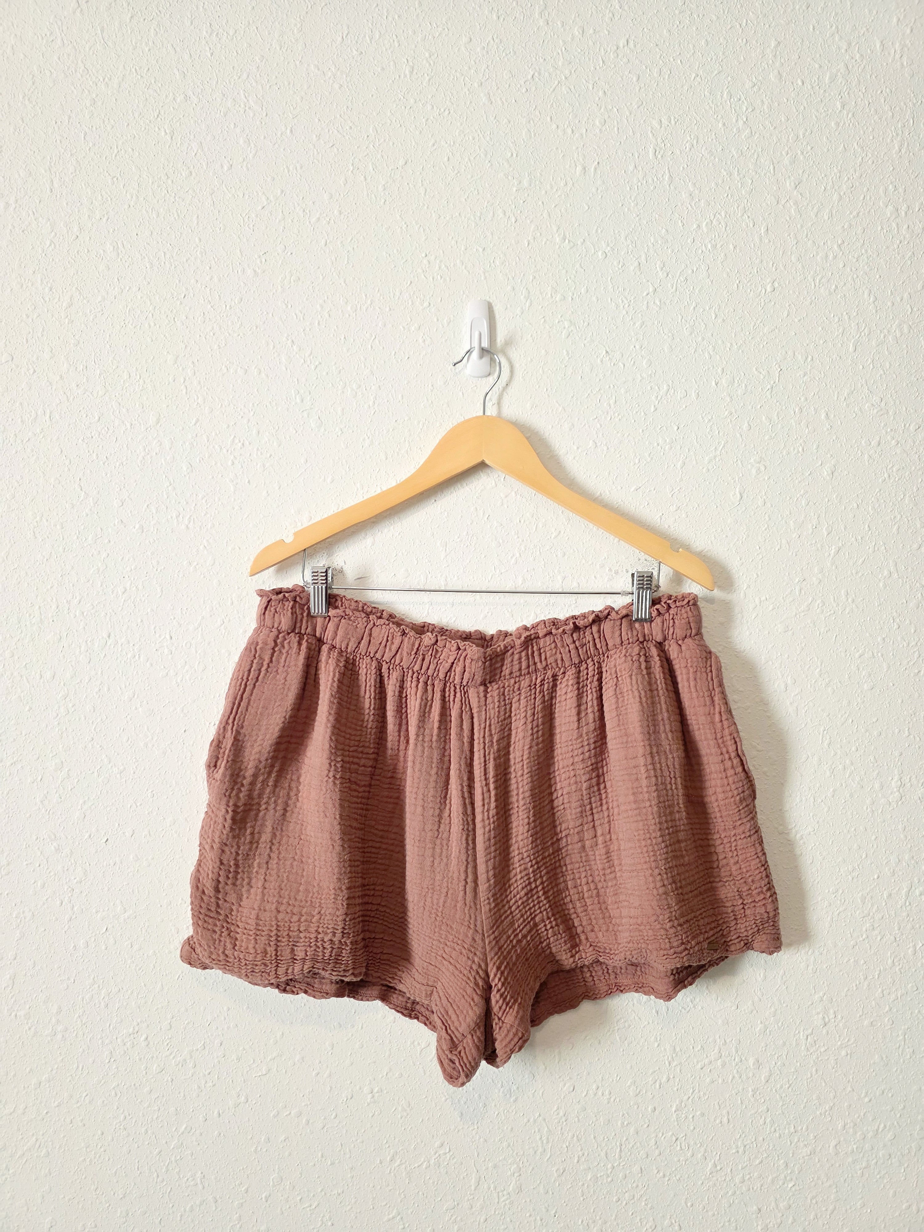 Cozy Earth Gauze Cotton Blend Shorts (XL)