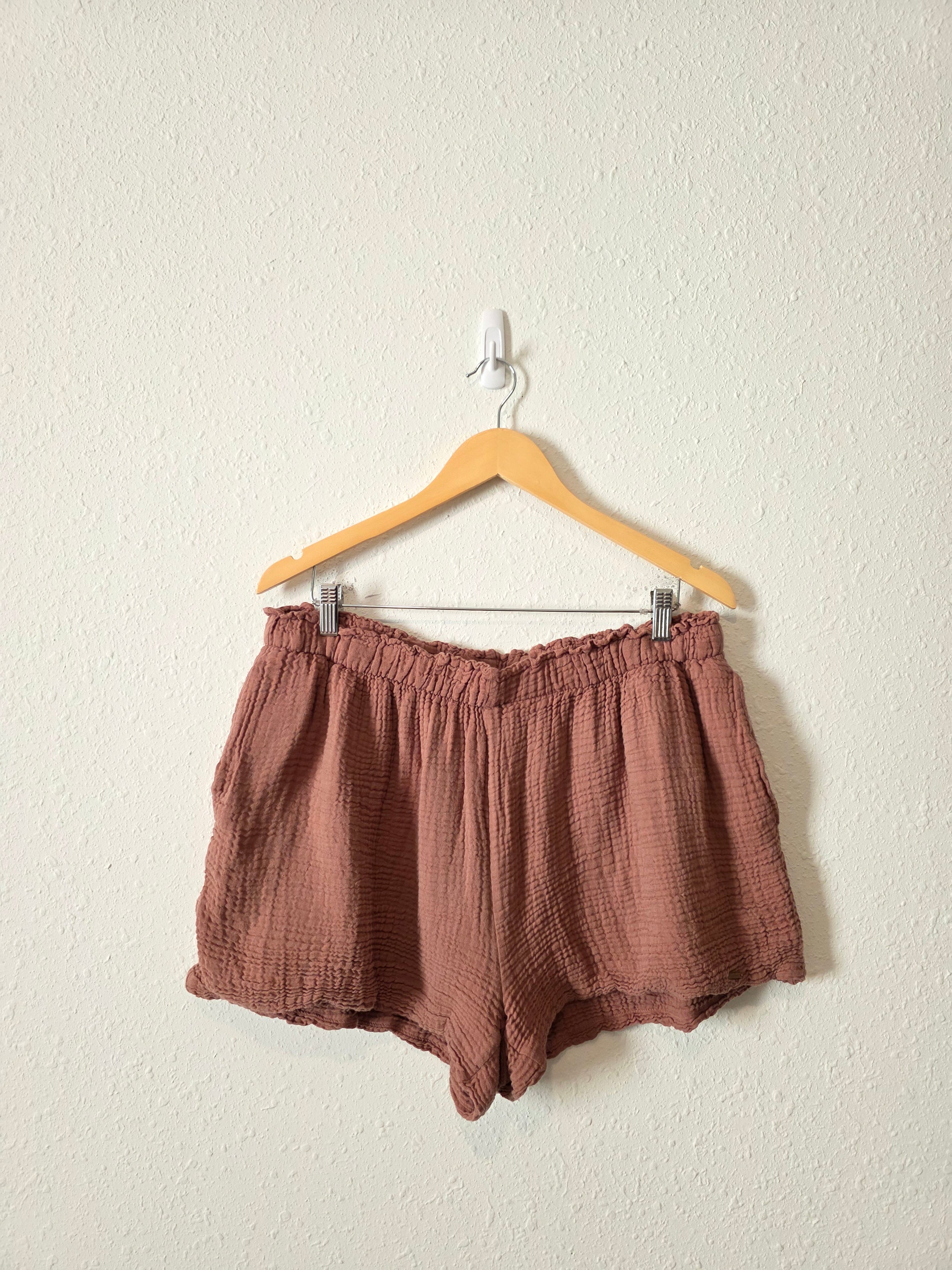 Cozy Earth Gauze Cotton Blend Shorts (XL)